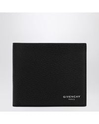 Givenchy - Schwarzes Leder-Bi-Fold-Portemonnaie - Lyst