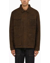 Forét - Overshirt With Stained Effect - Lyst
