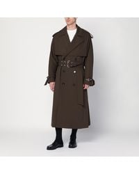 Ami Paris - Double-Breasted Wool Trench - Lyst