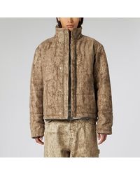 1989 STUDIO - 1989Er Daunenjacke Aus Bedrucktem Camouflage-Denim - Lyst