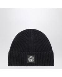 Stone Island - Logo-Patch Beanie - Lyst