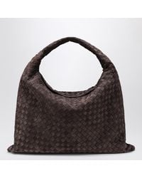 Bottega Veneta - Hop Große Umhängetasche Fondant Aus Wildleder - Lyst