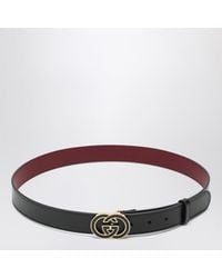 Gucci - Gg Interlocking Buckle Belt - Lyst