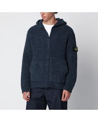 Stone Island - Steel Chenille Zip-Up Hoodie - Lyst