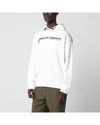 Moncler - Cotton Hooded Sweatshirt With Coordinates - Lyst