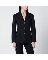 Loewe - Wool Twill Jacket - Lyst