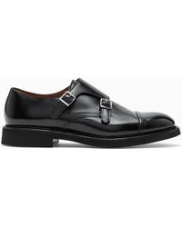 Doucal's Derby Monk Shoes - Black