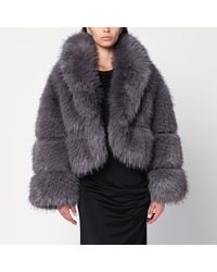 S.w.o.r.d 6.6.44 - Short Faux Fur Coat - Lyst