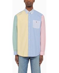Polo Ralph Lauren - Classic-fit Multicoloured Patchwork Oxford Shirt - Lyst
