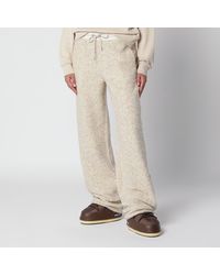 Moncler - Ivory Bouclé Trousers - Lyst