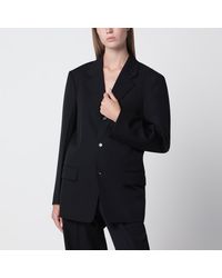 Bottega Veneta - Grain De Poudre Wool Single-Breasted Jacket - Lyst