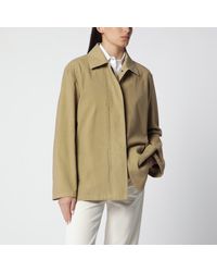 The Row - Veste Baeza En Coton Sandy Buff - Lyst