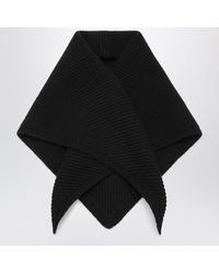 Studio Nicholson - Schwarzer Pythagoras-Schal Aus Merinowolle - Lyst