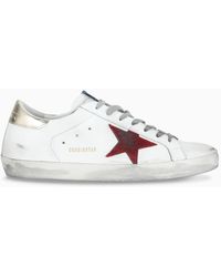 golden goose sneakers red star
