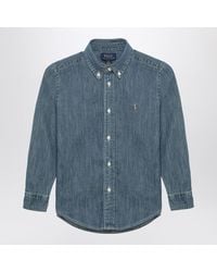 Polo Ralph Lauren - Camicia Button-Down Blu - Lyst