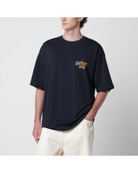 Carhartt - Dark S/S Blackletter Cotton T-Shirt - Lyst