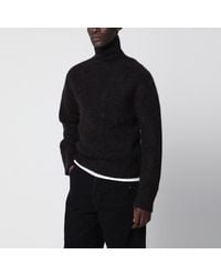 Entire studios - High Neck Zip Sweater - Lyst