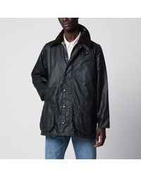 Barbour - Sage Beaufort Waxed Jacket - Lyst