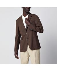 Santaniello - Slim-Fit Single-Breasted Linen Blazer - Lyst