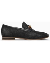 Gucci - Denim Loafer With Horsebit - Lyst