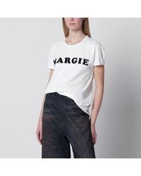 MM6 by Maison Margiela - Vintage Jersey Cotton T-Shirt - Lyst