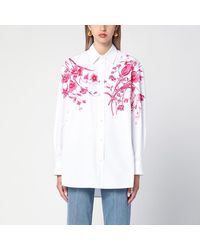 Gucci - Shirt With Fuchsia Print - Lyst