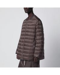 Moncler - Mud-Colored Quilted Zip-Up Jacket - Lyst
