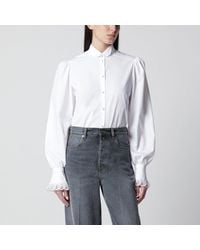 Valentino - Cotton Poplin Shirt - Lyst