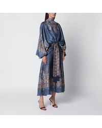 Zimmermann - Valiant Silk Long Dress - Lyst
