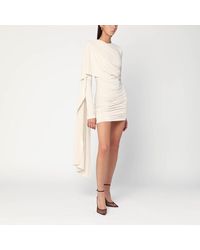 ANDAMANE - Xenia Ivory Mini Dress - Lyst