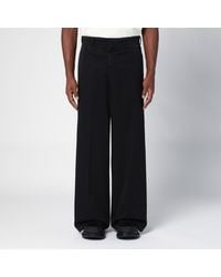 Palm Angels - Cotton Wide Trousers - Lyst