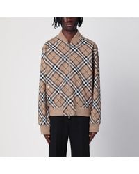 Burberry - Bomber Con Motivo Vintage Check - Lyst