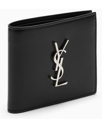 Saint Laurent - Portafoglio cassandre east/west - Lyst