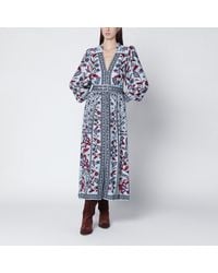 FARM Rio - Light Midi Dress With Floral Print - Lyst
