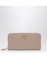Prada - Powder And Zip Around Wallet - Lyst