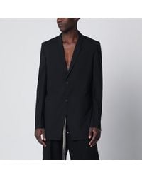 Rick Owens - Single-Breasted Wool Jacket - Lyst