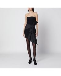 ROTATE BIRGER CHRISTENSEN - Bustier Bow Dress Mini Dress - Lyst