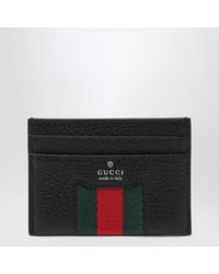 Gucci - Web Trademark Leather Bi-Fold Wallet - Lyst