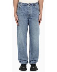 Bottega Veneta - Jeans azzurro in denim - Lyst