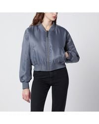 Anine Bing - Leon Cropped Bomber Jacket - Lyst