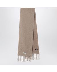 Jacquemus - Taupe Mohair And Alpaca-Blend Scarf - Lyst