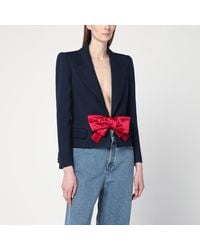 Valentino - Bow-Detail Blazer - Lyst