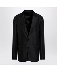 Gucci - Oversized Fine Silk Faille Jacket - Lyst