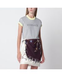 Versace - Reversible/ Cotton Jersey T-Shirt - Lyst