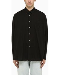 Our Legacy - Black Borrowed Shirt In Voile - Lyst