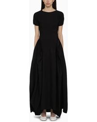 Loewe - Short-sleeved Dress In Viscose Blend - Lyst