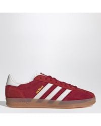 adidas Originals - Sneaker gazelle indoor pro team victory red/core white/power red - Lyst
