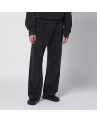 Entire studios - Washed Black Cotton Jogging Trousers - Lyst