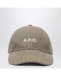 A.P.C. - Charlie Baseball Cap Dark - Lyst
