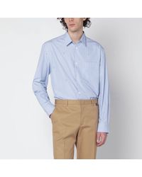 Gucci - Striped Cotton Poplin Shirt - Lyst